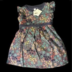 Tea collection wrap front baby dress